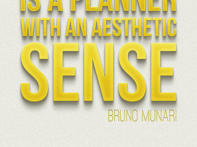 Bruno Munari Wallpaper 3d 3d wallpaper aesthetic bruno munari design quote desktop desktop wallpaper download free free wallpaper freebie ipad ipad wallpaper iphone iphone wallpaper light effect quote realistic realistic shadow sense shadow effect text effect wallpaper yellow