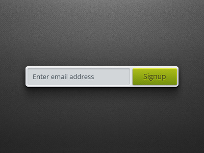 Signup ui signup input email button user interface interface design