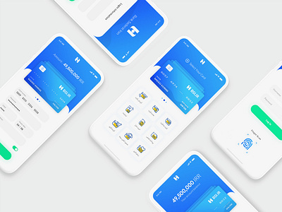 Bank Saderat Iran Redesign band banking app banksaderatiran blue branding color iran logo saeededrisi shiraz tehran ui ui design uiblue uiux ux