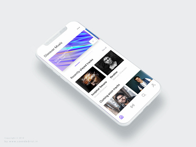 Ui Design | Music Player applicaiton design designer dribbble iphone 10 logo music musicplayer photoshop saeededrisi sketch ui uidesign ux