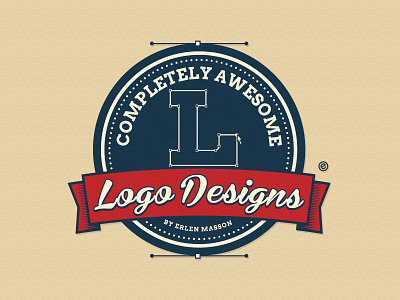 Logo Design ancor badge design icon logo shield vector