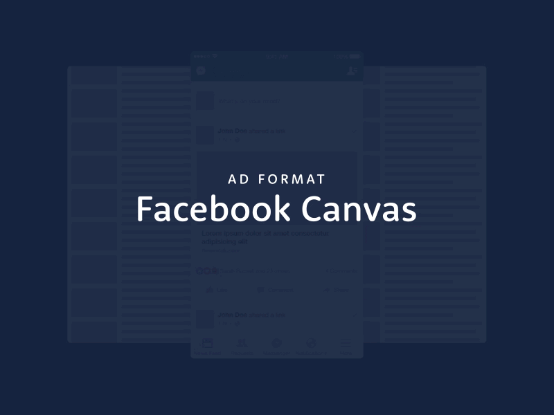 Facebook Canvas - Ad Format ad advertising content facebook format gif iab mobile native screen