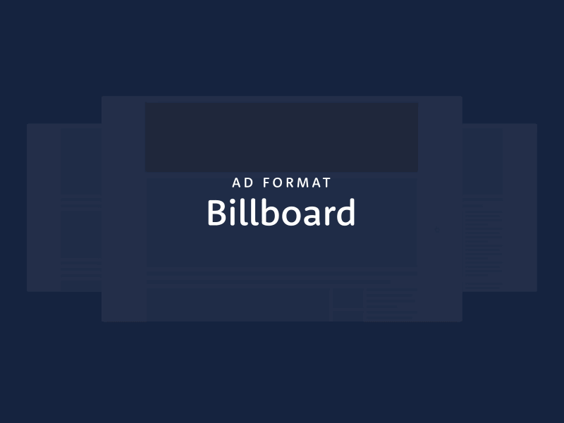 Billboard - Desktop Ad Format