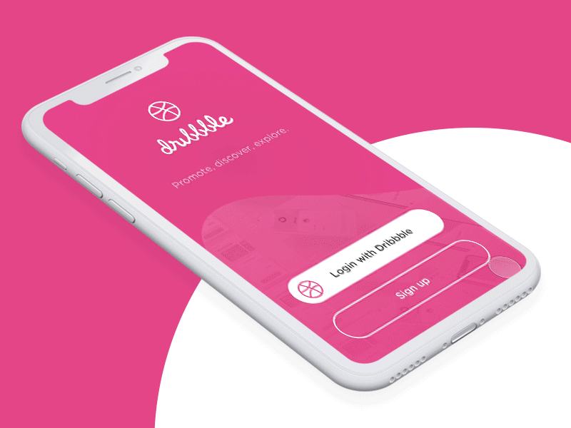 Daily UI #001 - Sign up animation app daily dribbble firstshot iphone prospect signup ui