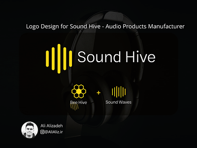 Sound Hive Logo ( Audio Products Manufacturer ) branding design graphic graphic design graphicdesign logo logodesign