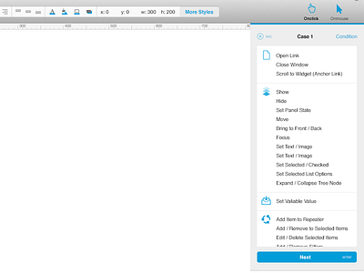 Axure Redesign – how interactions work