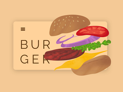 Burger Spot adobe art color design illustration illustrator photoshop ui