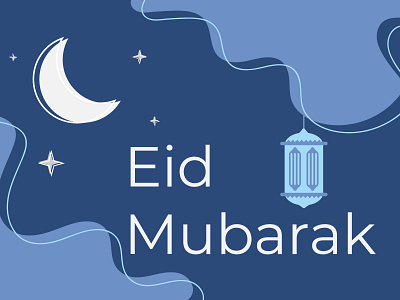 Eid Mubarak adobe design dribbble eid illustraion mubarak