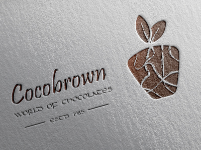 Chocolate Cakes | Logo Design adobe cake chocolate color design illustration illustrator logo photoshop plain ui vector