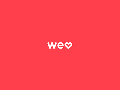 The welovedaily logo color heart logo love red welovedaily