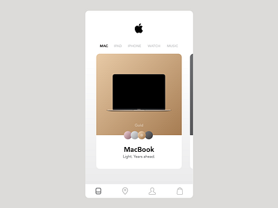 Redesign - Apple Store App