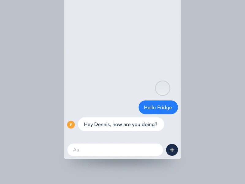 Chatbot Fridge Prototype