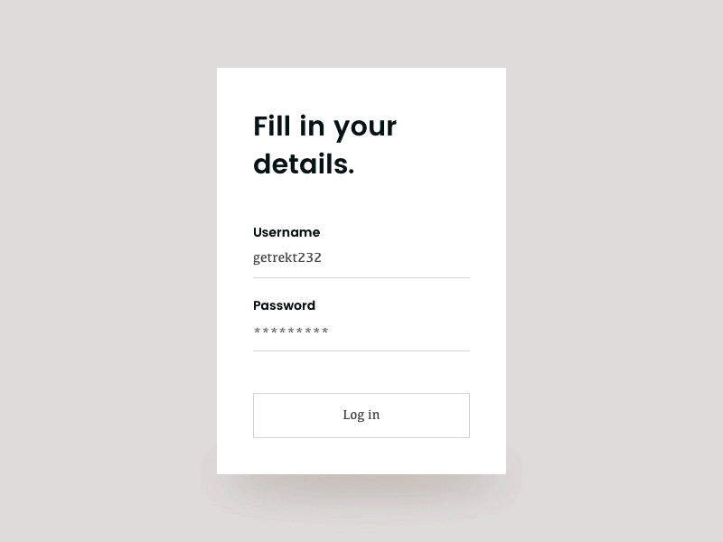 Animated feedback 011 cards challenge dailyui dog flash get started great message sad user interface