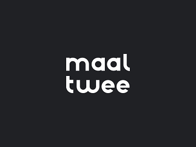 Logo - Maaltwee dutch letters logo maal maaltwee name twee