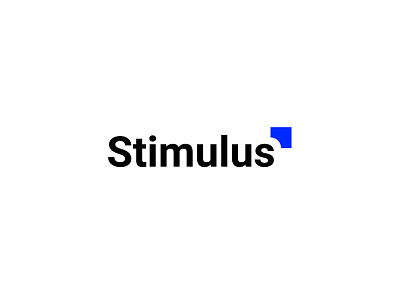 Logo - Stimulus blue branding client datastream identity logo pattern project shape sketch