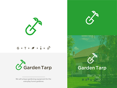 Garden Tarp brand create equipment garden grass gt homepage house leaf logo modern shovel tree