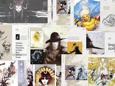 Yoshitaka Amano - Web Site