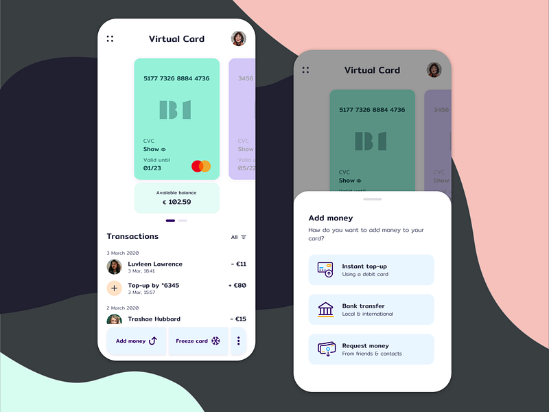 Card Management App By Zoi Koutsovasili On Dribbble