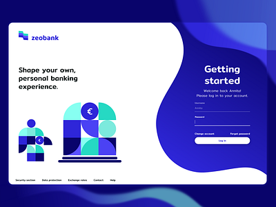 zeobank/Login page