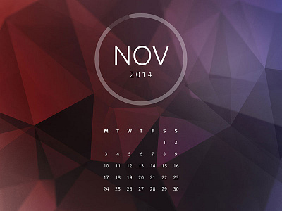 Polygon Desktop - November desktop free november polygon retina wallpaper