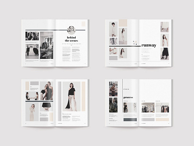 Inara - Lookbook book catalog creative market fashion indesign lookbook modern template