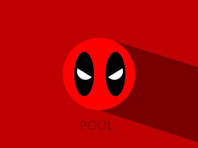 DeadPool 2d 2d art design illustration logo