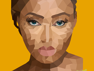 Low Poly Portrait 2d 2d art art design illustration lowpolyart