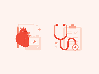 Medical Icons . design doctor flat heart hospital icons medical vector
