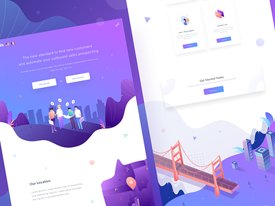 Anyleads Support Page case colorful design desktop flat gradient icon illustration isometric landing page people ui ux vector web