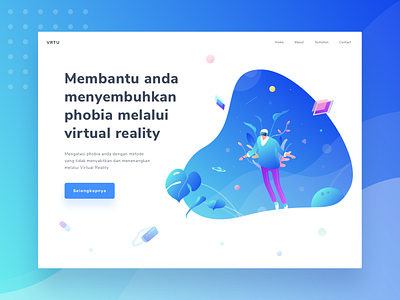 Virtual Reality Landing Page