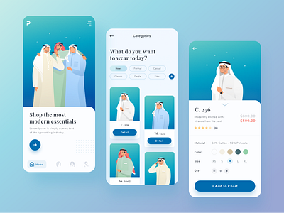 Mobile app exploration for arabian fashion