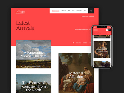 National Gallery Concept - Latest Arrivals