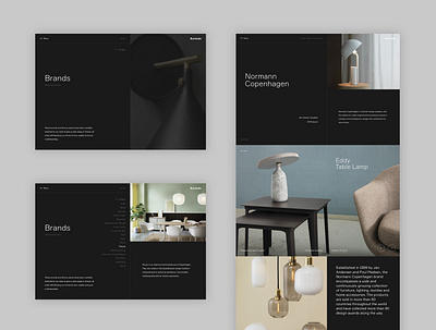 Illuminate - Brands concept design digital experiment home lighting minimal responsive ui ux website