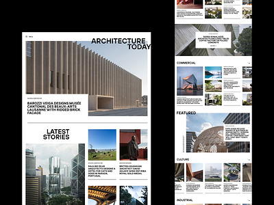 Architecture Blog Site Concept