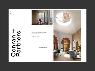 The Directory - Next Architect architect concept design digital experiment minimal responsive ui ux website