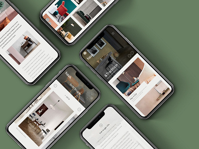 Haus design digital home interiors minimal modern responsive scandinavian ui ux website