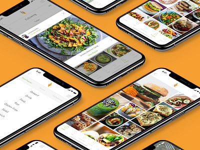 Finding Vegan app app design design digital food recipe app redesign social ui ux vegan