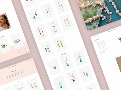 India Mahon Store design digital ecommerce jewellery minimal responsive ui ux website