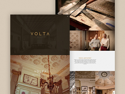 Volta Ceilings Homepage design digital interiors luxury luxury branding responsive screen snap snap ui ux website