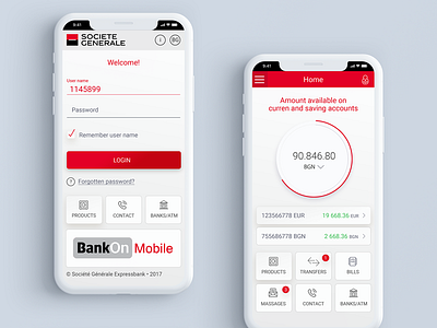 bank on web bank mobile ui ux