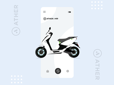 Ather UI adobe aftereffects atherenergy behance bikes branding dribbble dribbble best shot dribbble invitation dribbble invite dribbbleweeklywarmup illustration interaction minimalism principle user experience user interface xd