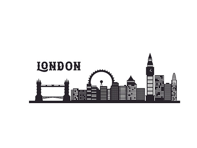 London city skyline Vector illustration apartment architecture background building business city city lanscape cityscape concept district flat header web illustration landscape silhouette skyline skyscraper town vector warehouse