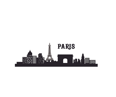 Paris city skyline Vector illustration apartment architecture background building business city city lanscape cityscape concept design district header web illustration landscape silhouette skyline skyscraper town urban warehouse