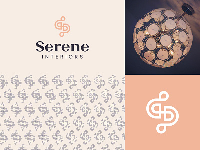 Serene Interiors Branding brand and identity brand design brand identity brand identity design branding corporate identity interior lettermark logo logo design logoconcept logodesign logomark logotype mark minimalist logo monogram letter mark symbol visual design visual identity