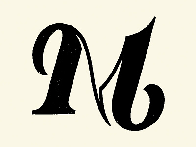 Letter M 36daysoftype branding hand lettering illustration letter logo lettering lettermark logodesign logomark logotype sketches symbol textured type type art type challenge type daily type design type treatment typography