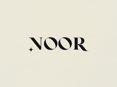 Noor Brand Identity brand identity branding clothing brand graphicdesign lettering lettermark logo logoconcept logodesign logomark logotype minimalist minimalist logo monogram letter mark visual design visual identity