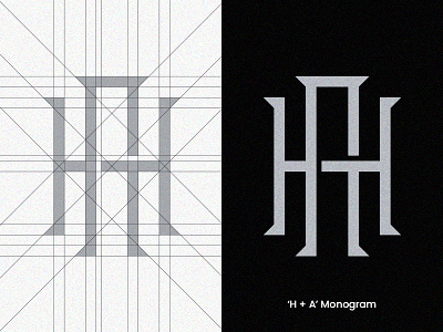 'H + A' Monogram