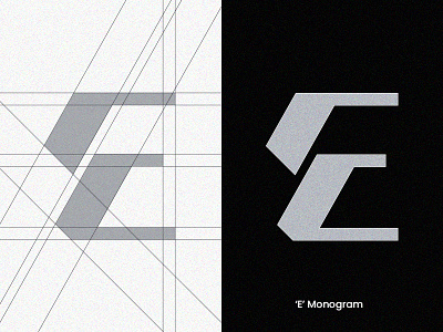 'E' Monogram branding clothing brand fashion brand letter letterlogo lettermark logocollection logoconcept logodesign logolove logomark logotype minimal minimalist logo monogram letter mark monogram logo typedesign typography vector visual identity