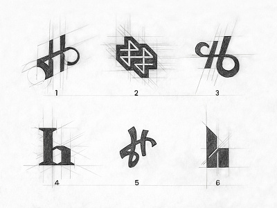 Lettermark Exploration 'H' branding corporate branding dribbble font freebie graphics graphics illustration lettering logo lettermark logo logoconcept logomark logos logotype minimal monochrome monogram letter mark monogram logo type typography