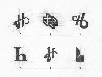 Lettermark Exploration 'H'